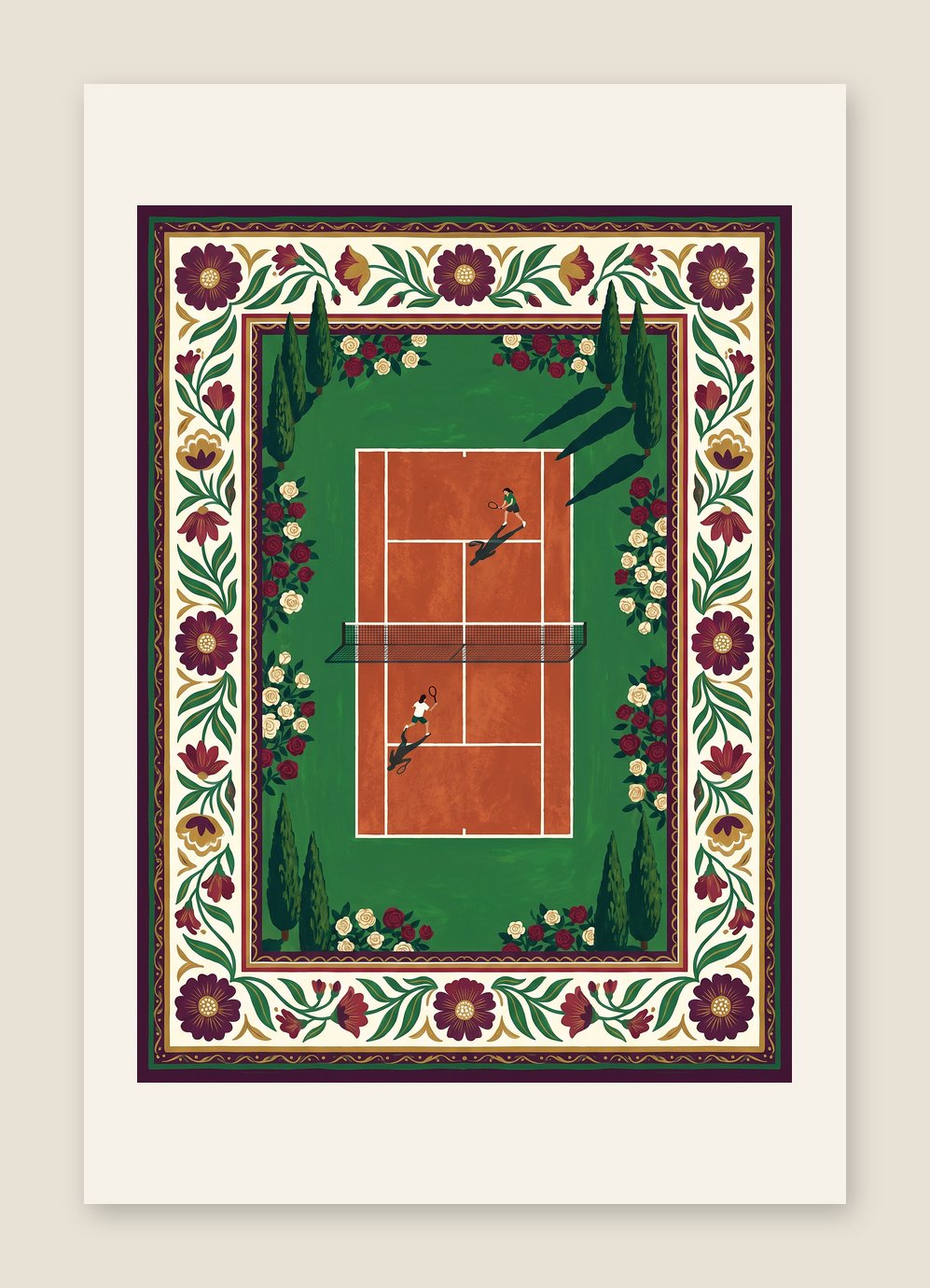 The Court from Above — the uncut sheet